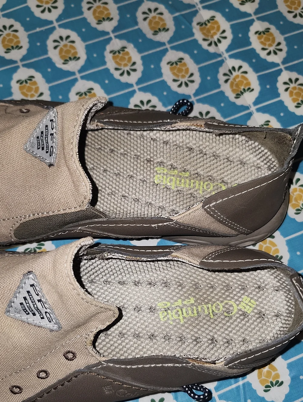 Columbia Bahama Vent Loco Relaxed III Mens Size 9 Boat Shoes Multicolor Fishing
